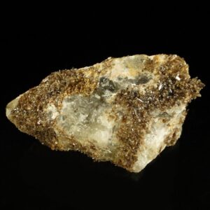 Une pièce de pyromorphite marron, elle vient de la mine du Rossignol, une pièce pour collectionneur de minéraux.