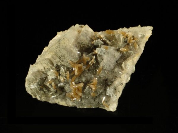 Une pièce de pyromorphite marron, elle vient de la mine du Rossignol, une pièce pour collectionneur de minéraux.