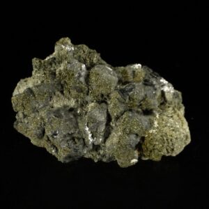 C'est une pièce de galène et de pyrite de la carrière de Rochechouart, c'est une pièce pour collectionneur de minéraux.