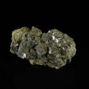 C'est une pièce de galène et de pyrite de la carrière de Rochechouart, c'est une pièce pour collectionneur de minéraux.