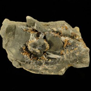 Une pièce regroupant des cristaux de célestine, quartz et de l'ankérite, c'est une pièce du Ribiers pour collectionneur de minéraux.