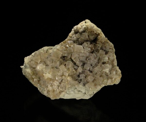 Un ensemble de cristaux de fluorite d'Arbouet, c'est une pièce pour collectionneur de minéraux.
